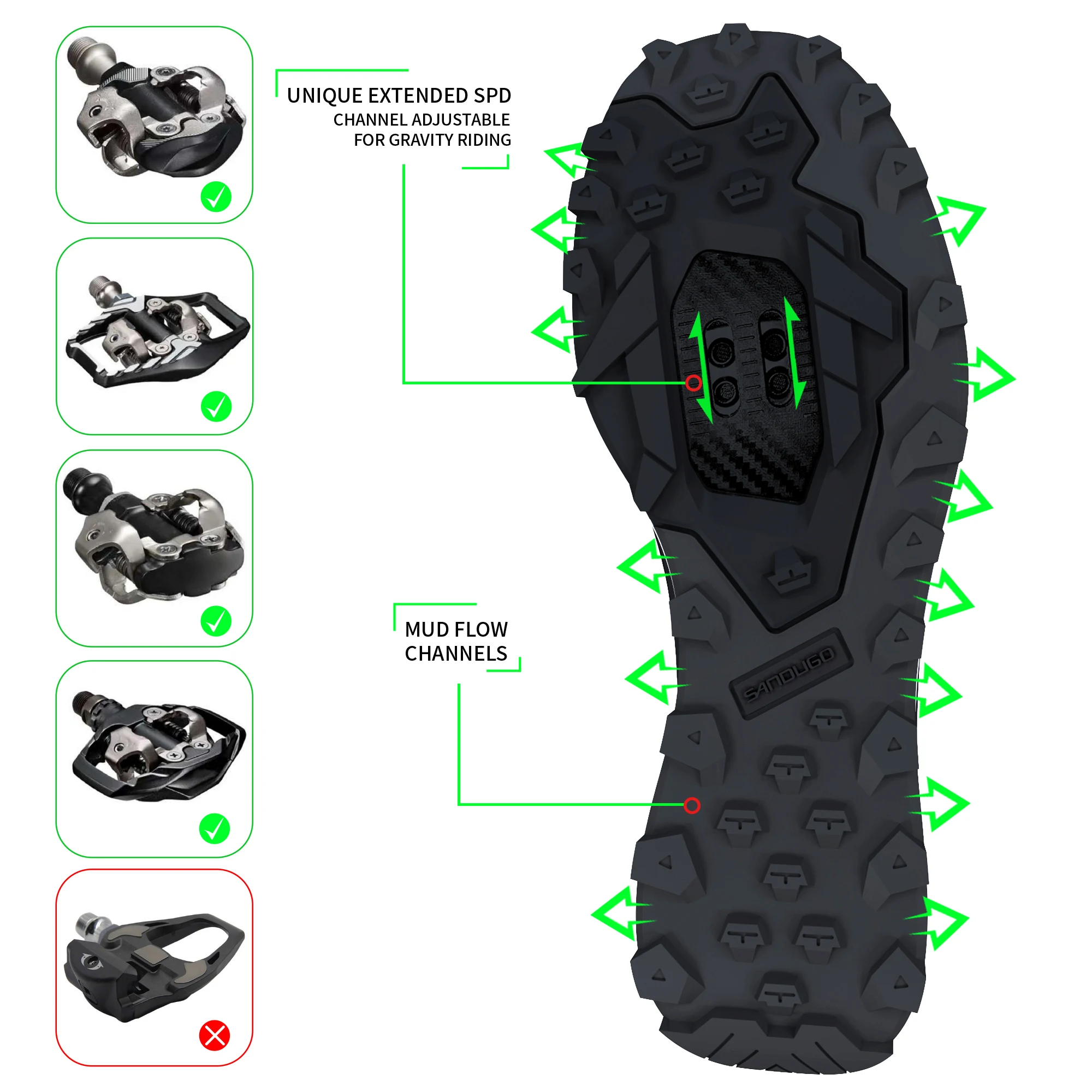 Cycling Shoes for Men Mountain Bike Mtb Cycle Shoes ,Suitable