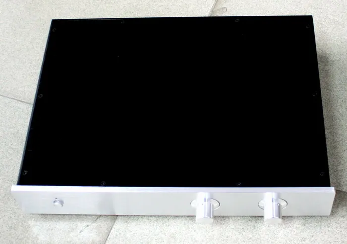 Full Aluminum amplifier chassis DIY amp Enclosure preamp case Box 425*313*70mm