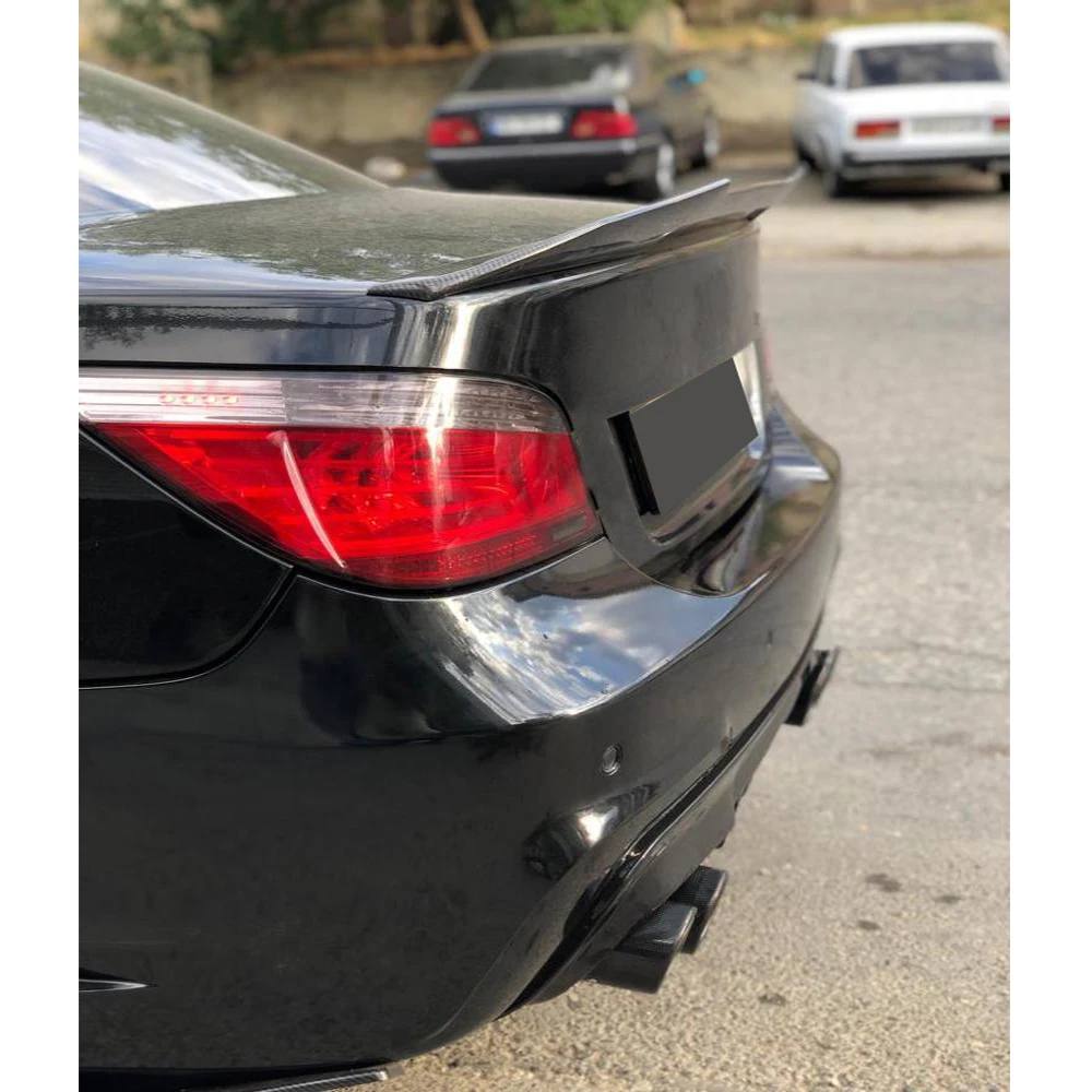 Для E60 M5 автомобильный спойлер заднего багажника крыла для BMW 5 серии 2004 2009