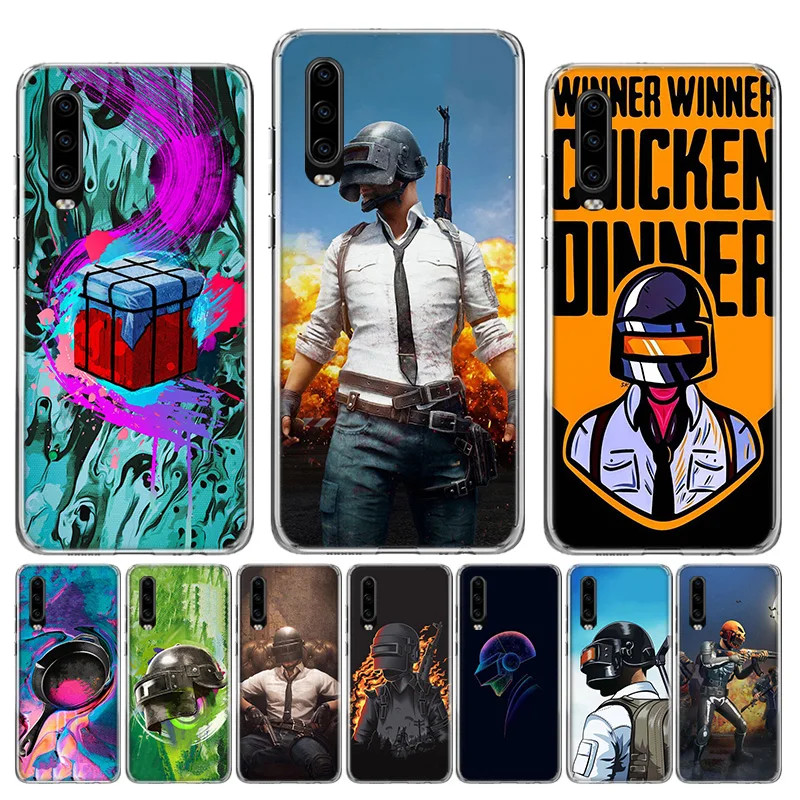 Мягкий бампер из ТПУ для игры PUBG силиконовый чехол телефона Huawei P40 P30 P20 P10 lite Mate 10 20