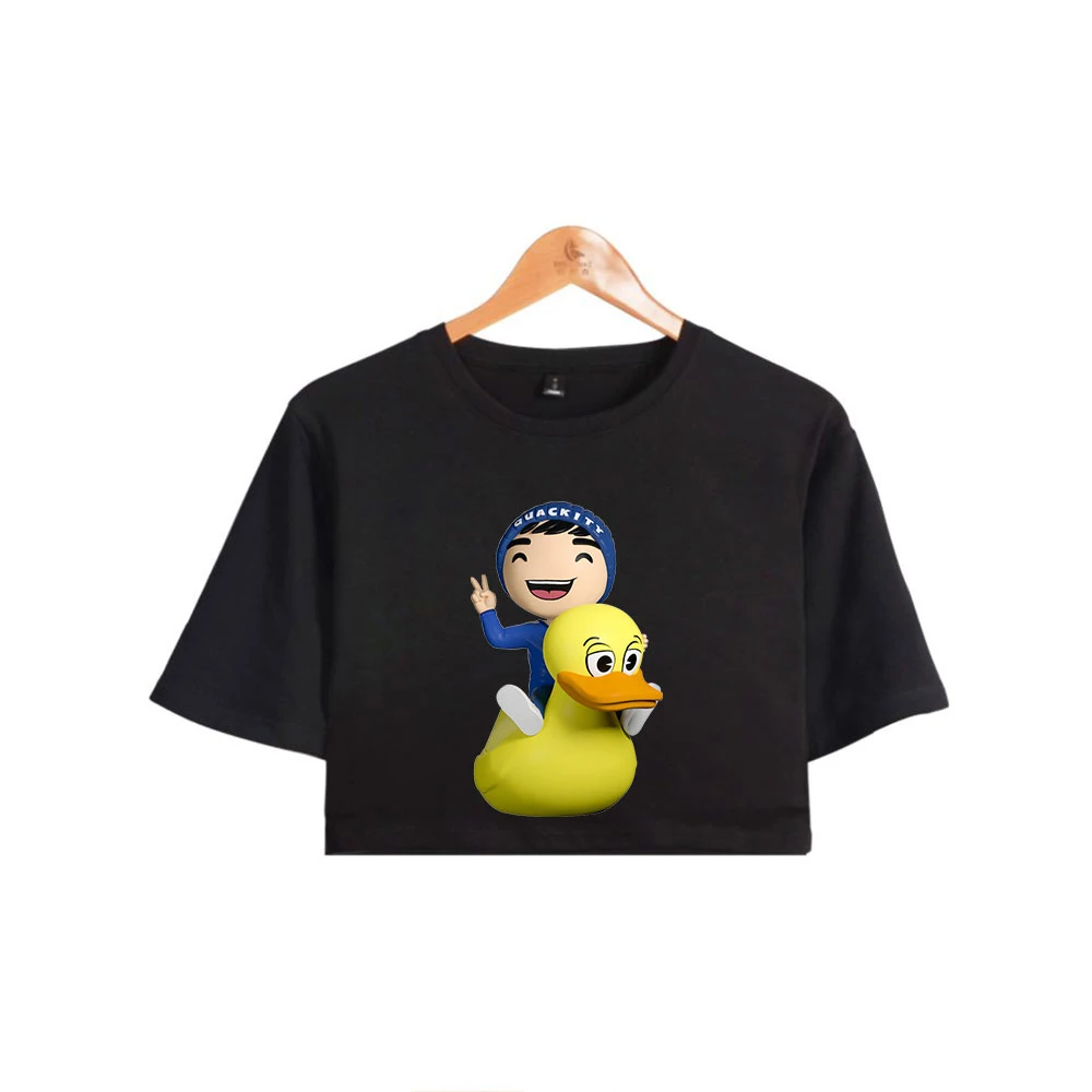 Quackity Kawaii Sprin and Autume графическая футболка с мультяшным принтом Повседневная