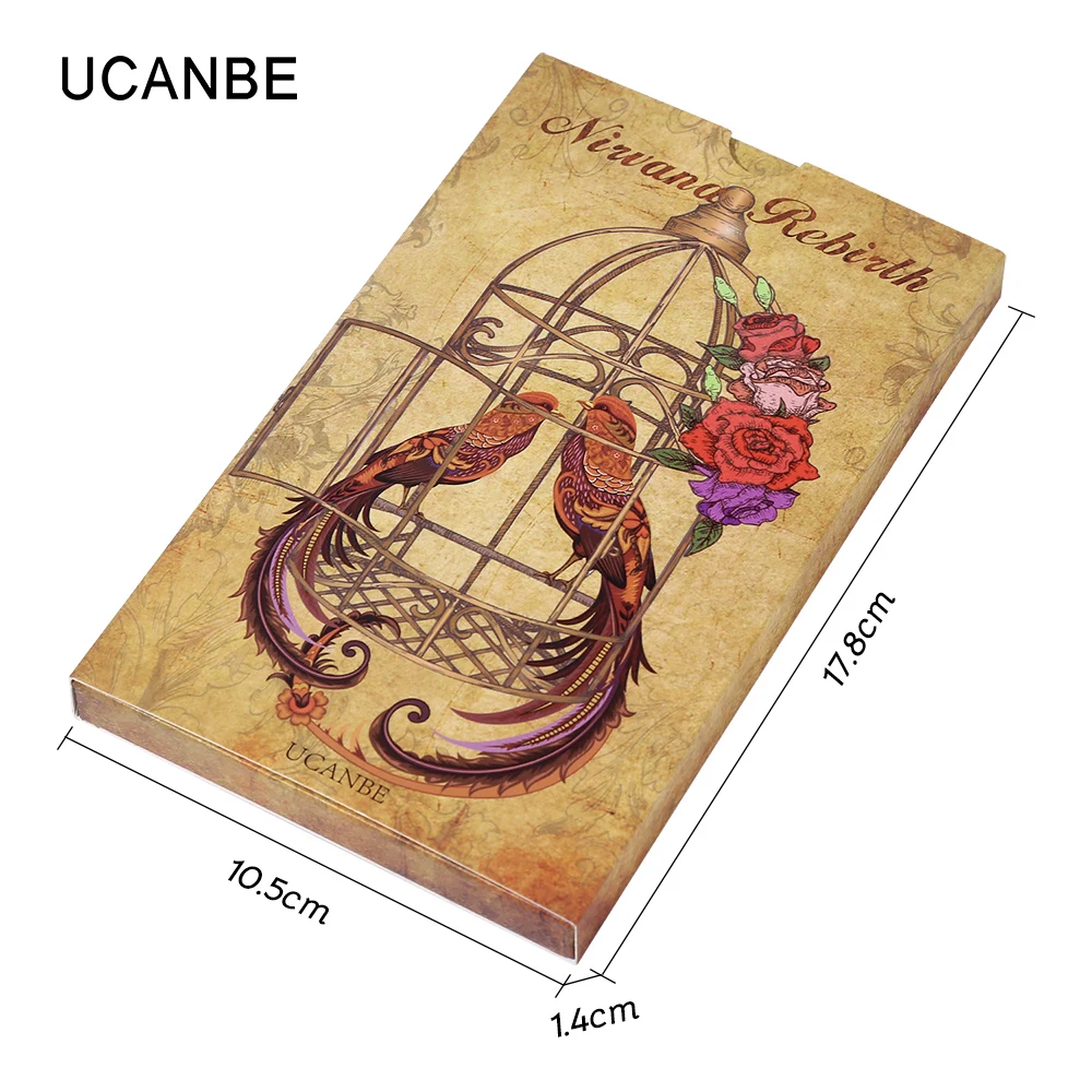 UCANBE Cageling матовые мерцающие блестящие тени для макияжа Палитра 15 цветов Тени для век стойкие водонепроницаемые пигментированная косметика