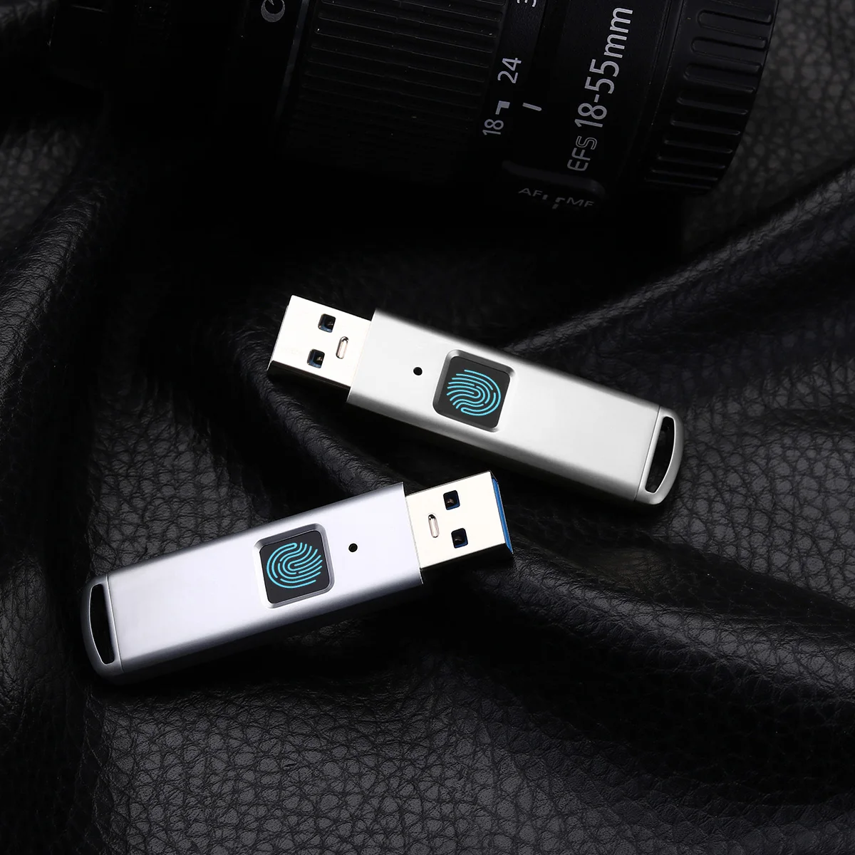 Fingerprint Recognition USB3.0 Flash Drive Privacy Encrypted Security 256GB 128GB 64GB 32GB