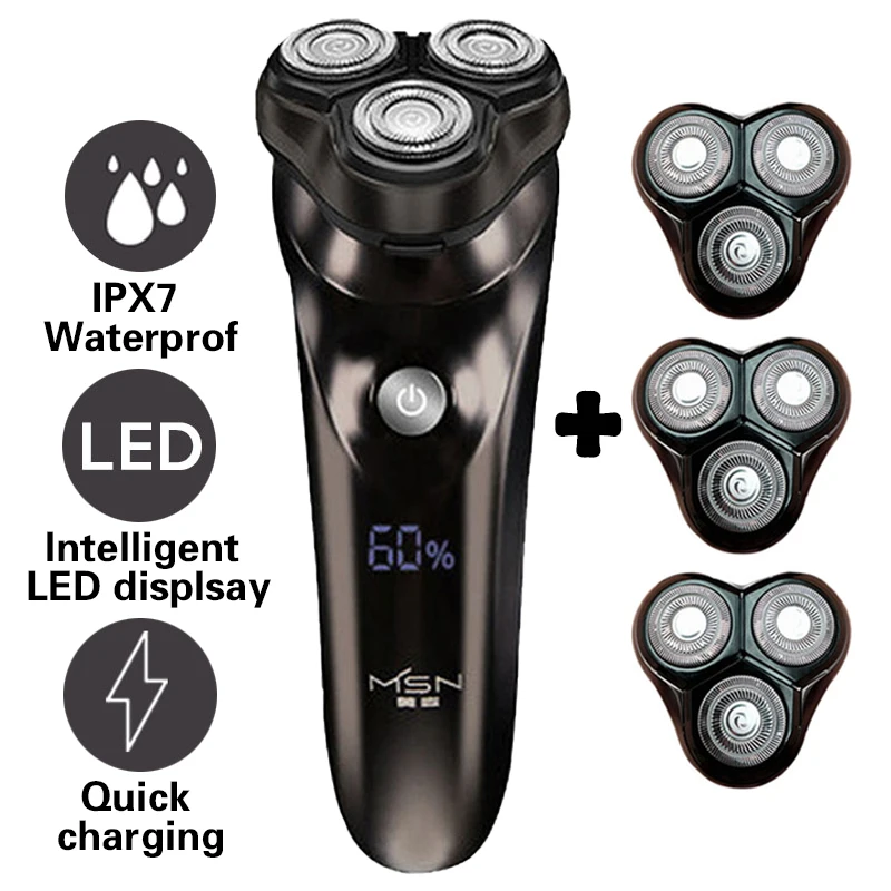 New Electric-Shaver Beard Trimmers Mower-Razor Shaving Wett Xiaomi Waterproof Portable  QMrXeAakyar