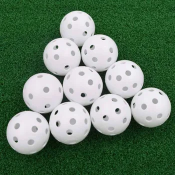 

20pcs/lot 41mm Golf Training Balls Plastic Airflow Hollow with Hole Golf Balls Outdoor Golf Practice Balls Golf Accessories