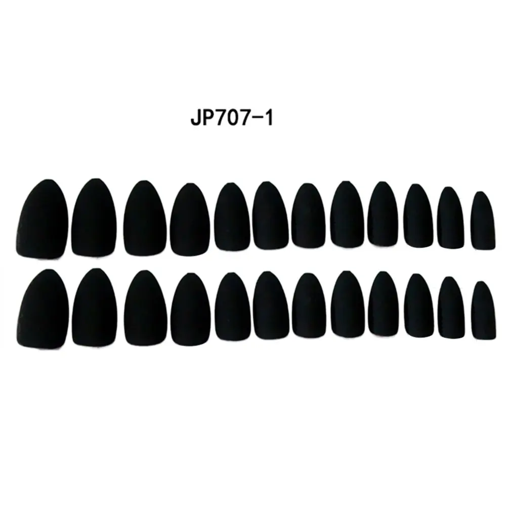 

Nail Jewelry Meaty Matte Pointed Fake Nails Europe And America Fake Nails Feel Frosted Nails Do Not Fade