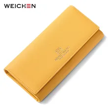 Best Offers WEICHEN New Design Many Departments Women Wallets Trifold Large Capacity Card Holder Purse Female Wallet Long Clutch Carteras Best Offers WEICHEN New Design Many Departments Women Wallets Trifold Large Capacity Card Holder Purse Female Wallet Long Clutch Carteras