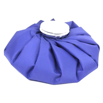 

NEW-9 inch ice bag cold pack for sports injuries neck knee pain relief (blue)