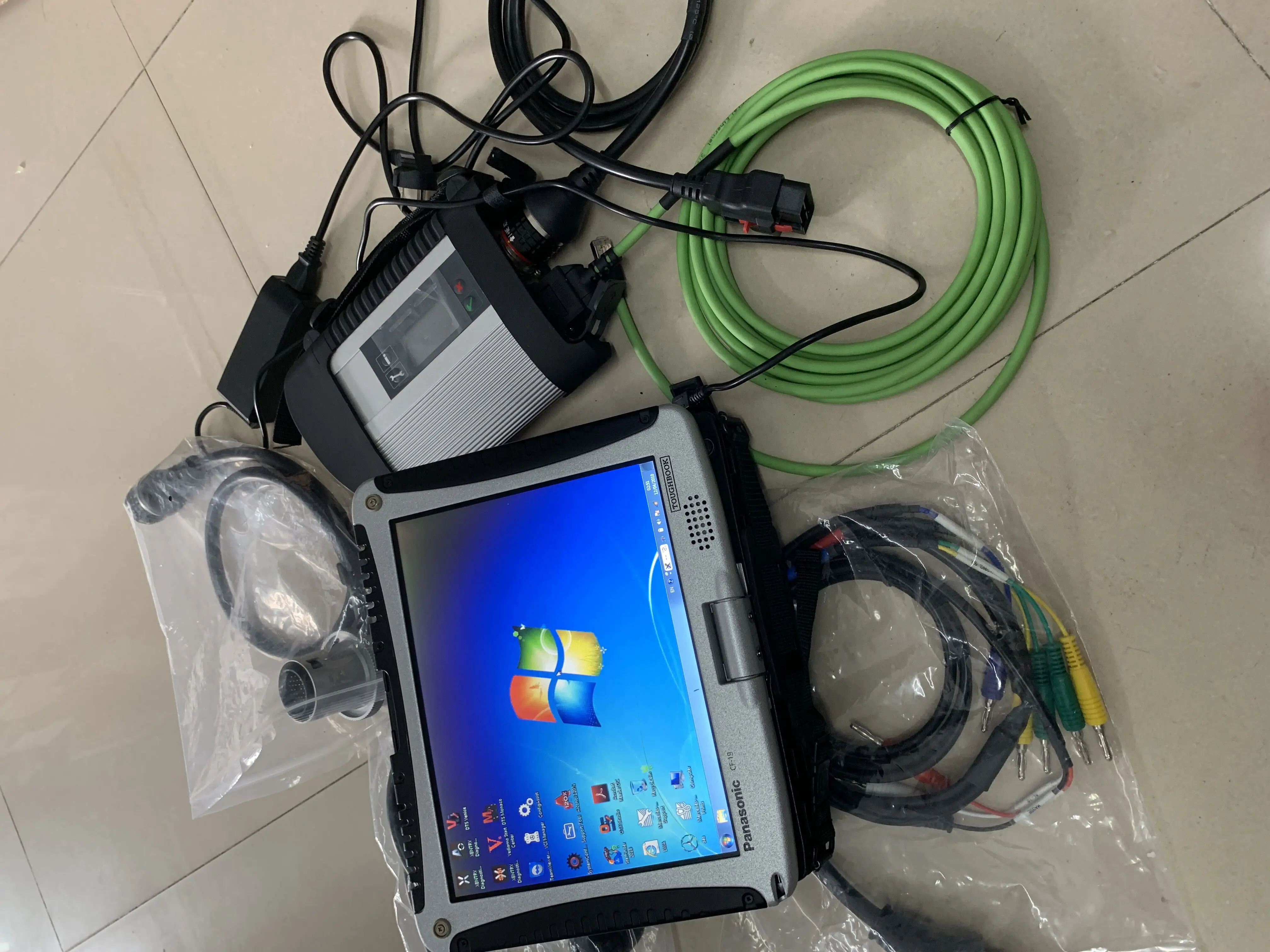 Mb star c4 Диагностика mb sd connect + icom для bmw vas6154 3 в 1 hdd ТБ с ноутбуком cf19 touch 4g ПК Полный