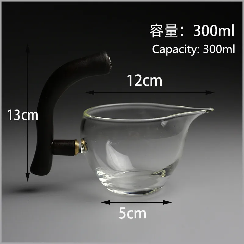Heat-resistant glass tea set magnetic water diversion rotating cover bowl semi-automatic tea maker lazy teapot Kungfu tea set