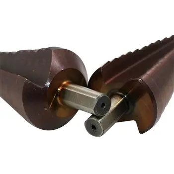 

5-35mm Step Drill Tool Steps Multiple Hole Metals Platic Wood Cone Drill Bits 35ED