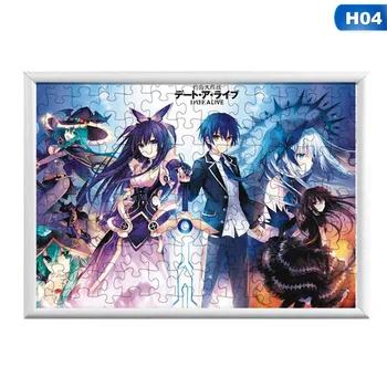 

Small Piece Puzzle Toy Children Paper Jigsaw Puzzles Kids Educational Toys Hot Anime Date a Live 120 Pcs Unisex Cartoon