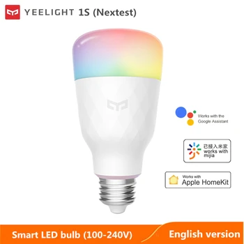 

(2020 Nextest yeelight smart LED bulb WIFI colorful 8.5W smart home lamp Voice control with Xiaomi mijia APP mihome homekit