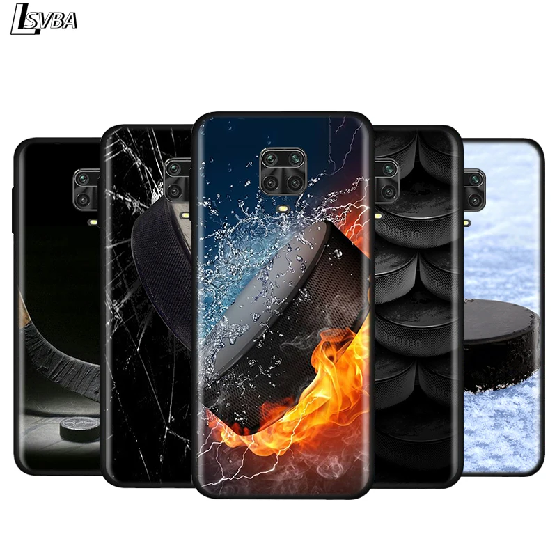 

Silicone Cover I Love sport Hockey For Xiaomi Redmi Note 9 9S Max 8T 8 7 6 5 Pro 5A 4X 4 Bright Black Phone Case