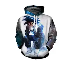 ONE PIECE Monkey D Luffy DRAGON BALL Son Goku hoodie cosplay Character Printing zipper Sweatshirts Men's casual Hooded sweater