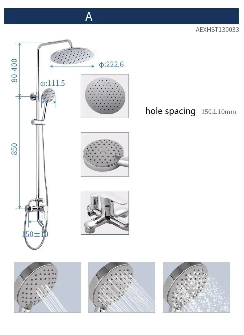 Doucheset Piscina Dusche Conjunto De Regendouche Panel Preto Choveiro Ducha Eletrico Do Banheiro Chuveiro Bathroom Shower System