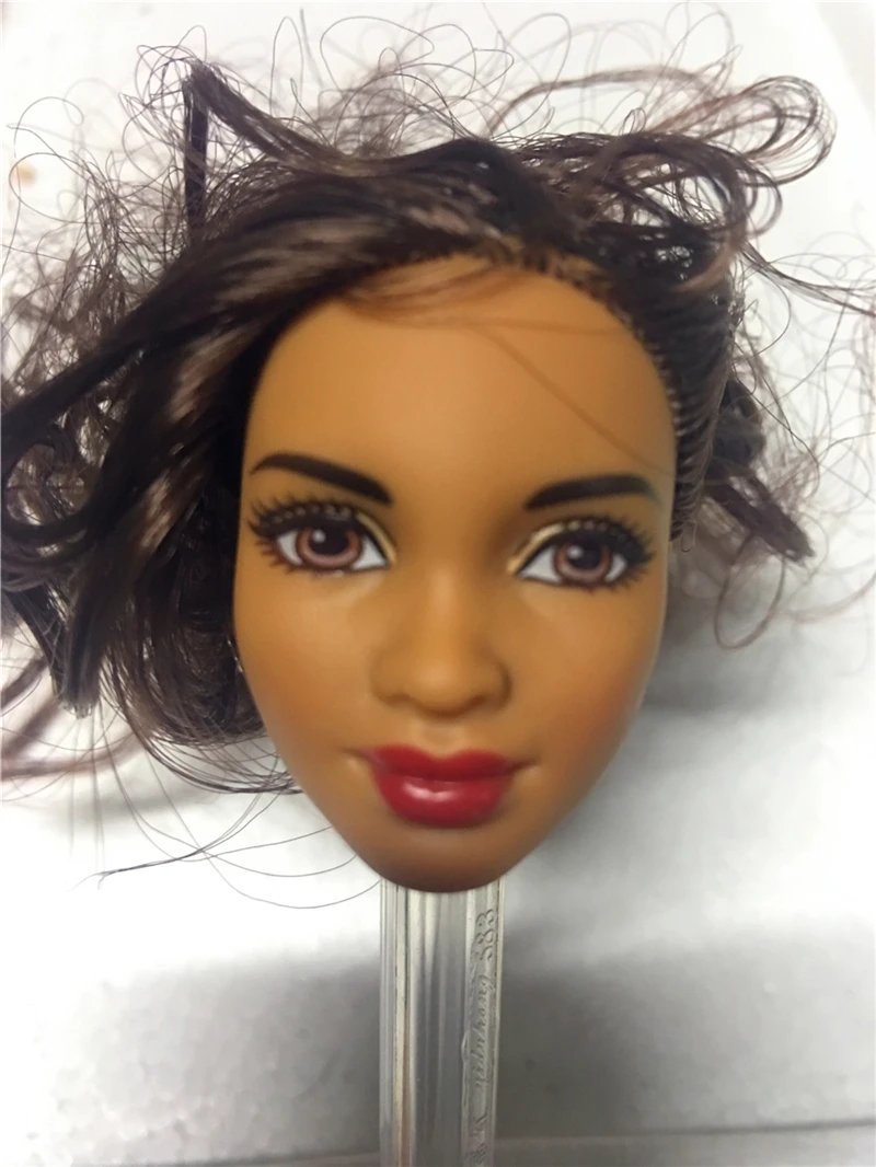 Rare Limited Collection Doll Heads Princess BABI Doll Head Girl DIY Dressing Hair Toys Favorite Quality Princess Doll Head Toy - Цвет: 3