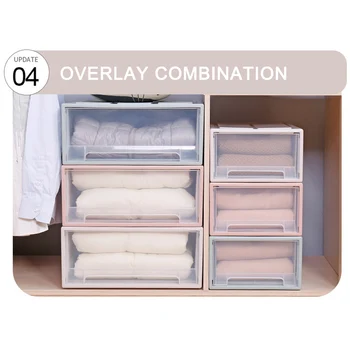 

Storage Box Case Organizers Drawer Portable Stackable for Bra Clothes Wardrobe MJJ88