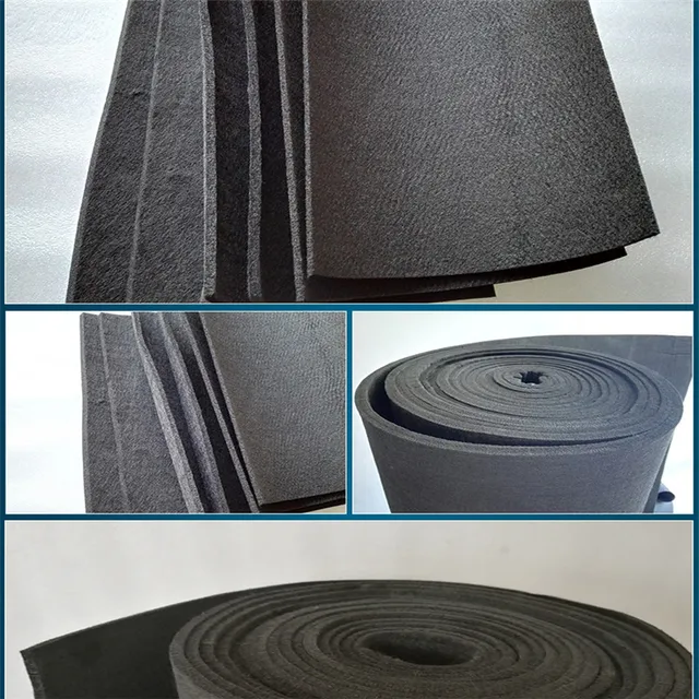 Pan Based Graphite Carbon Felt High Pure Carbon Graphite Carbon Fiber Felt  Mat