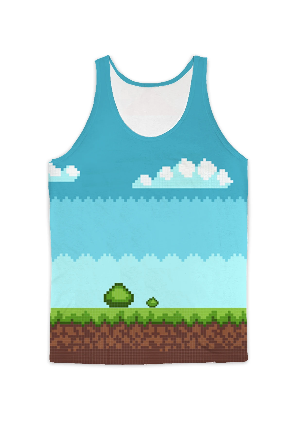 

REAL American SIZE Game World Sublimation Printing plus size Tank top