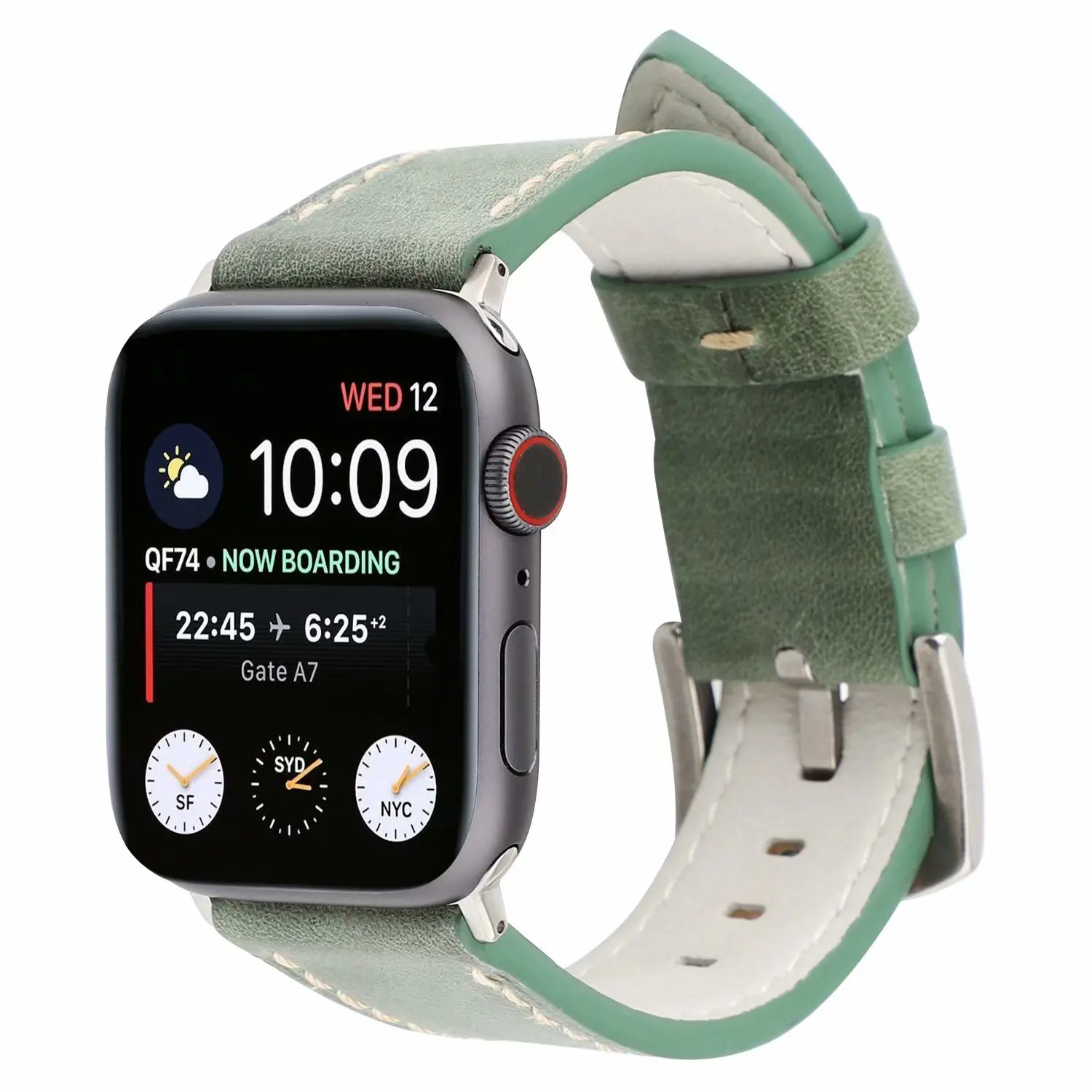 Масло воск кожа замена ремешок для наручных часов Apple Watch, версии 5/4/3/2/1 Спортивный Браслет 42/38/44/40 мм, ремешок для наручных часов iwatch, 4 полосы