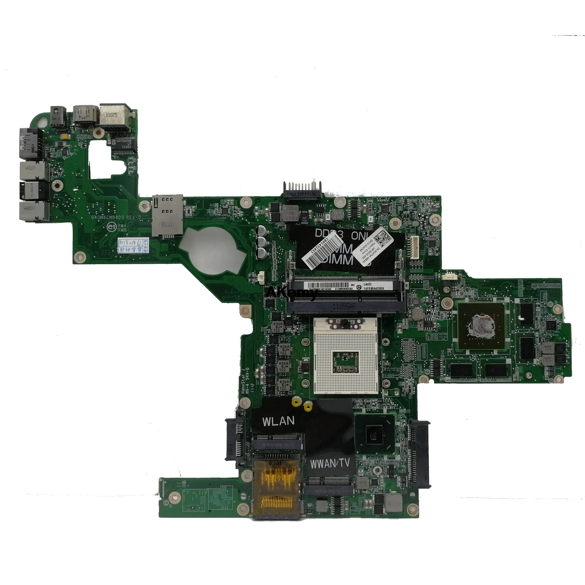  C47NF 0C47NF CN-0C47NF mainboard For Dell XPS L502X laptop motherboard GT525M GT540M DAGM6CMB8D0 Te