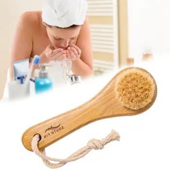 

SOUTH FIN Cleansing Face Brush Wooden Animal Hair Facial Deep Cleansing Massage Care Tool Face Washing Product Dropship TSLM1