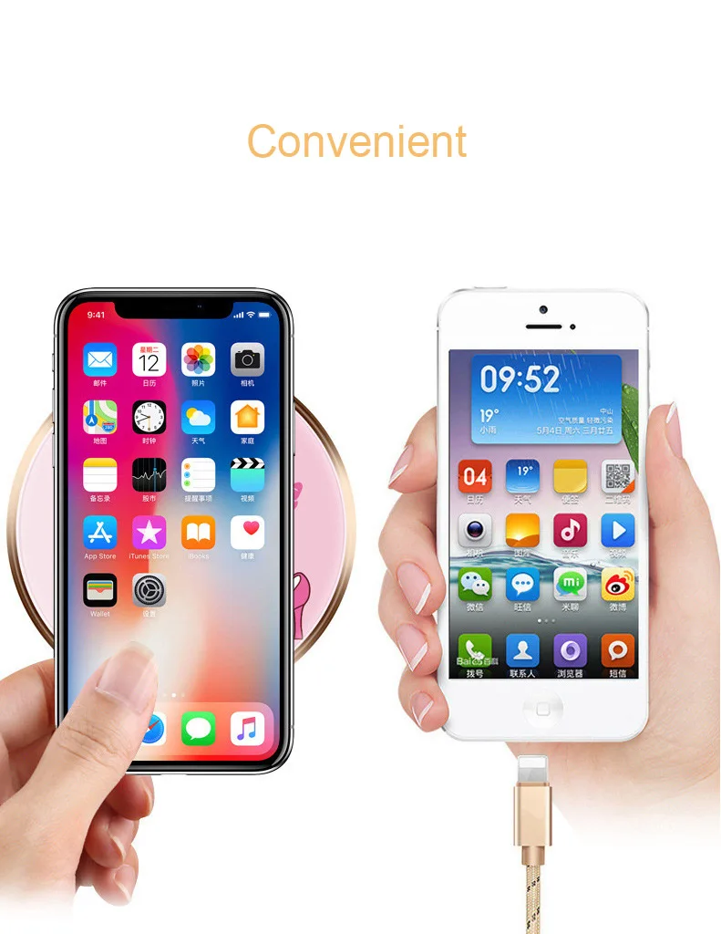 10 Вт Qi Беспроводное зарядное устройство для iPhone 11 pro max 8 X XR XS Max быстрая Беспроводная зарядка для samsung S9 S10+ Note 9 8 для huawei