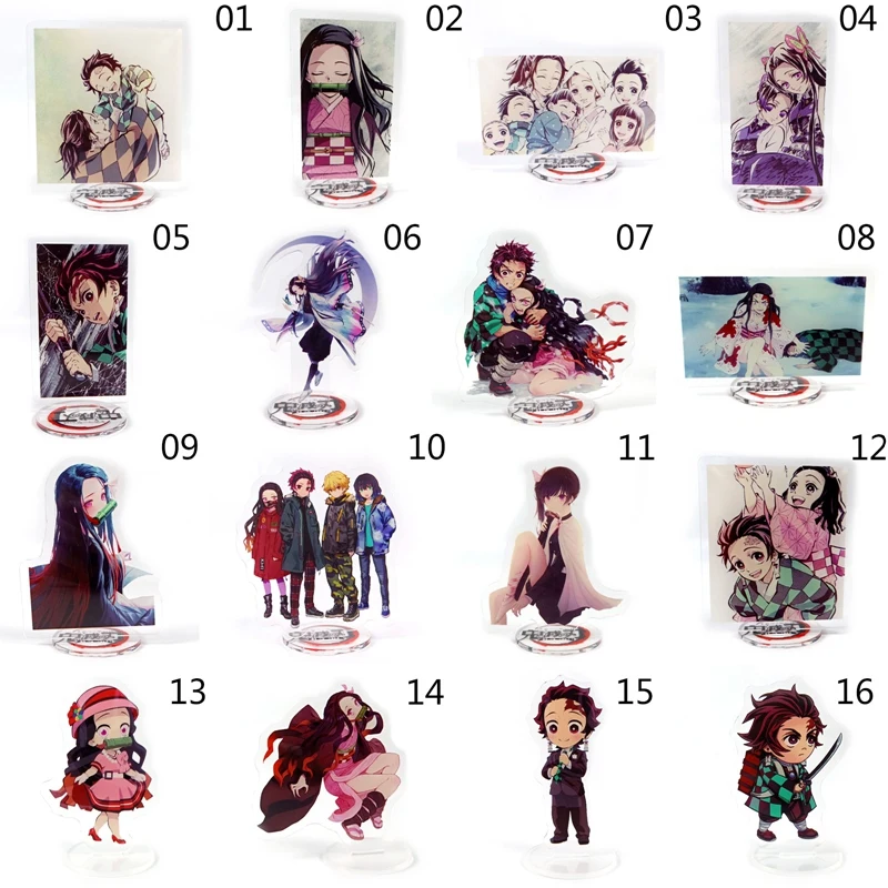 Anime cazadora de soporte de acrílico modelo juguetes de escritorio figuras de acción cómic Exhabition decoración adornos colecciones de Fans 10cm