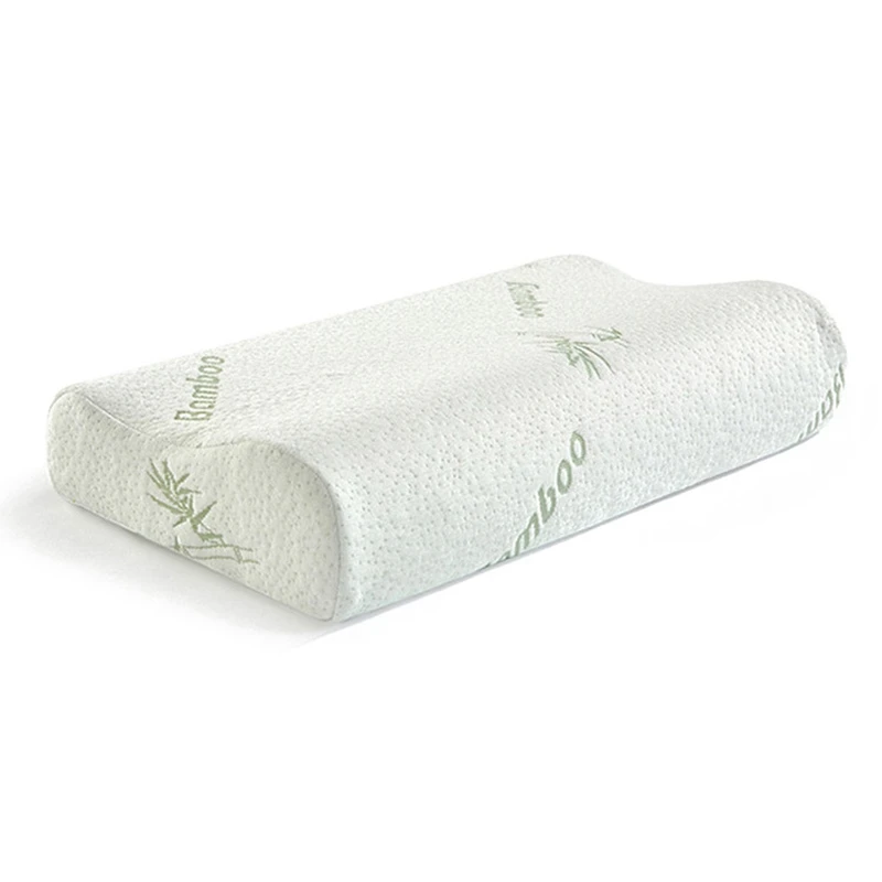 Hot Sale Memory Pillow Memory Foam Orthopedic Pillow Slow Rebound Bamboo Fiber Pillow Breathable Travel Bedroom Supplies