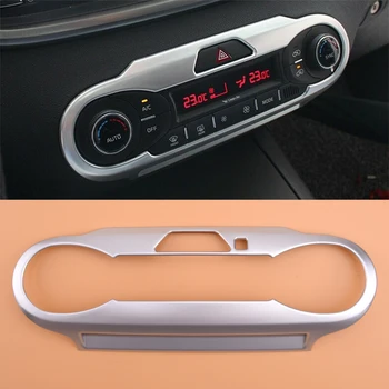 

Silver ABS Console AC Switch Control Frame Trim Panel Fit for Kia Sorento 2016-2020