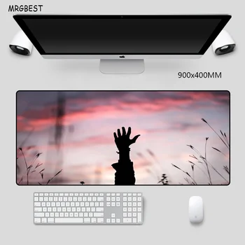 

MRGBES Mouse Pad Gaming Unique Notebook Mice Mats with Pretty Sky Landscape Thermal Transfer Softy Rubber Locked Edge for Gamer