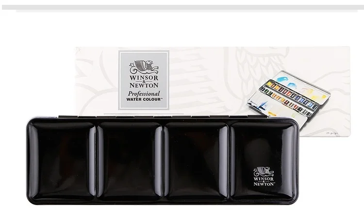 WINSOR& NEWTON Профессиональный Твердые акварельные старший художник пигмент 12/24 цвета Сделано во Франции