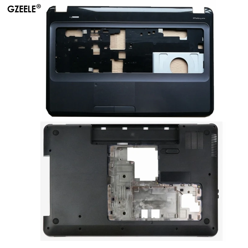 Ноутбук в виде ракушки для hp павильон 17," G7 G7-1000 G7-1158 G7-1257dx 646498-001 аккумулятор большой емкости низ чехол крышка/Упор для рук верхний чехол