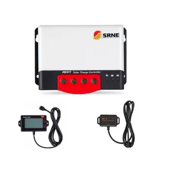 

MPPT 50A SRNE MC2450N10 12V24V Auto Solar Charge Controller for lithium batteries solar PV regulator Charger with BT-2 RM-6 LCD