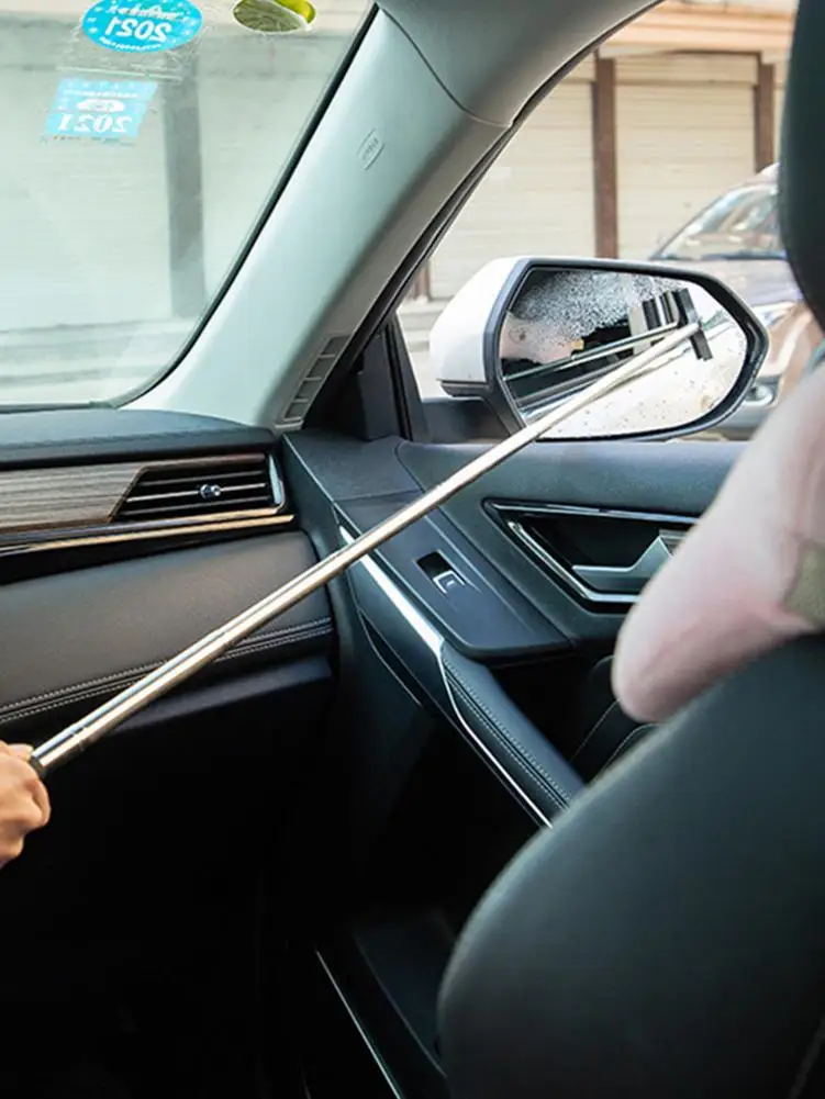 Rear View Mirror Wiper Waterproof Anti Glare Anti Fog Glass Mirror