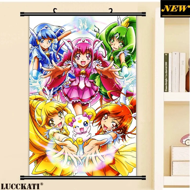 

40X60CM Smile Precure! Smile Pretty Cure! Series loli lolita cartoon anime art wall picture mural scroll canvas painting poster