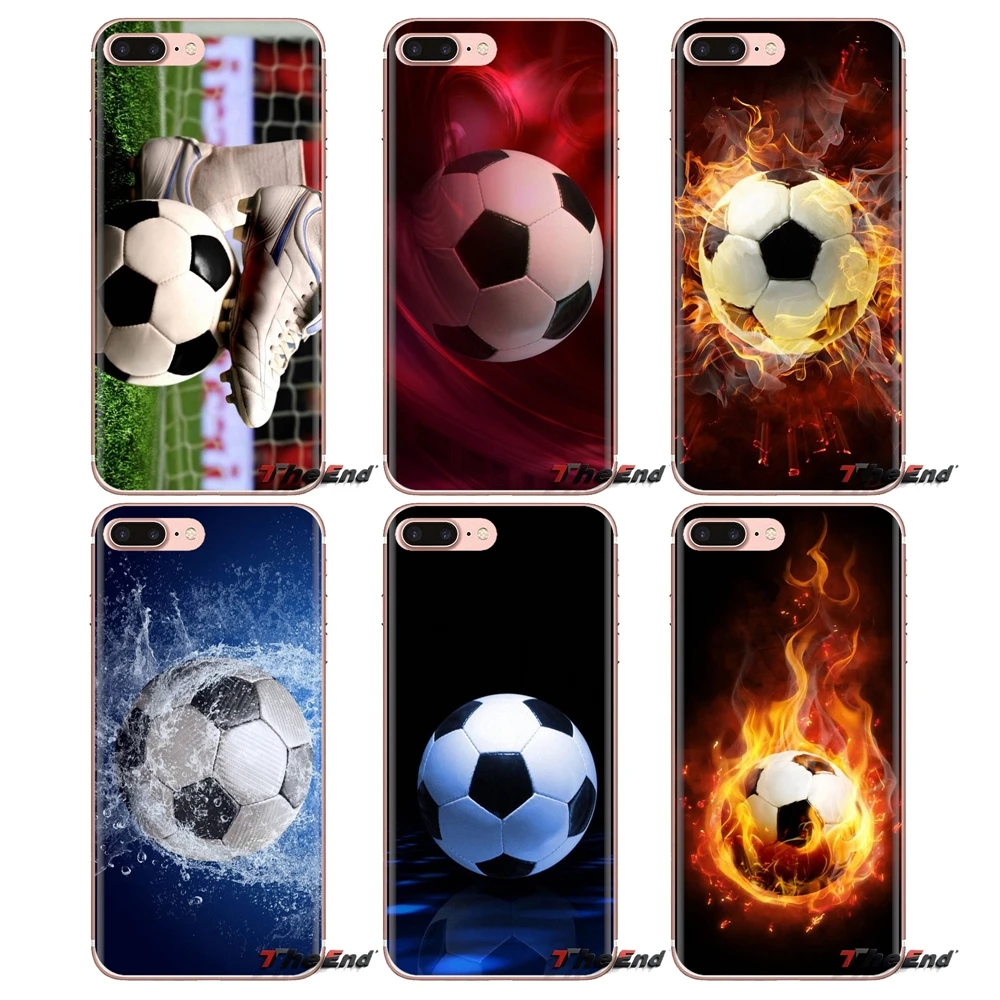 Чехол спортивный хобби огненный Футбол футбольный мяч для iPhone XS Max XR X 4 4S 5 5S 5C SE 6 6S 7