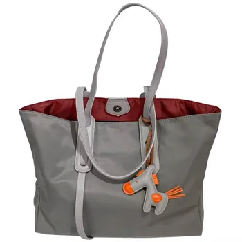 

Hiboom 2020 New Women's Bag Summer Fashion Shoulder Portable Bag Women Purse and Handbag Large Capacity Nylon Canvas Big Bag