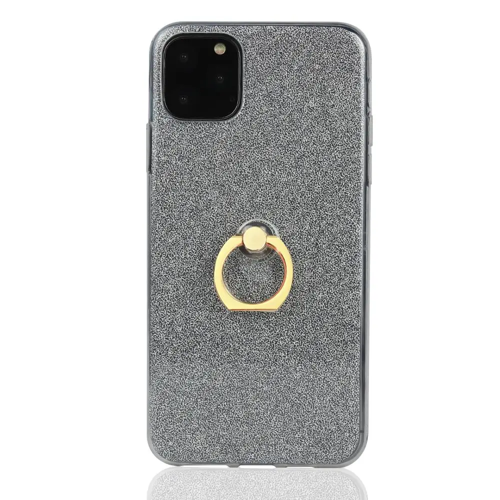 100 шт./лот блестящее кольцо кронштейн ТПУ Новинка чехол для iphone 5 6 7 8 X XS XR XS Max 6 7 8 plus 11 Pro Max чехол