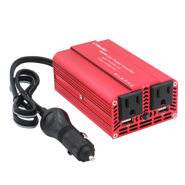 BESTEK 2-Outlet 1000W Car Power Inverter