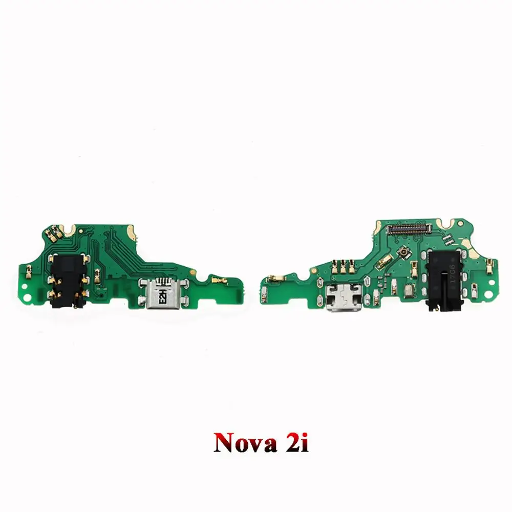Nova 2i YuXi Зарядное устройство USB док-станция для зарядки Нижняя плата с микрофоном микрофон гибкий кабель для huawei Nova 3E/P20 Lite/2i/mate 10 lite - Цвет: Nova 2i