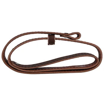 

Tactical Rifle Gun Sling Genuine Leather Shot Gun Belt with Buckle Carrying Shoulder Strap Adjustable Length Military Accessory