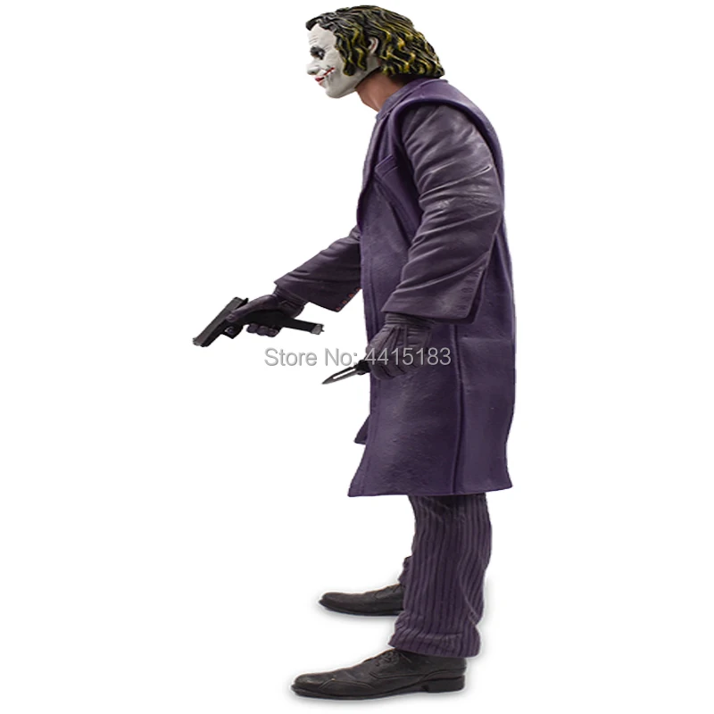 1" 45 см NECA Джокер катушка игрушки Фигурки ПВХ Коллекция Модель Куклы Горячая игрушка Рождественский подарок для детей