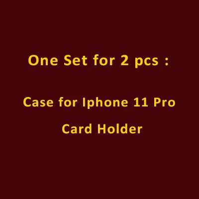 Hiram Beron индивидуальный держатель для карт чехол для телефона для iphone 11 Pro Max роскошный кожаный продукт крокодиловый узор подарочный набор Прямая поставка - Цвет: For Iphone 11 Pro