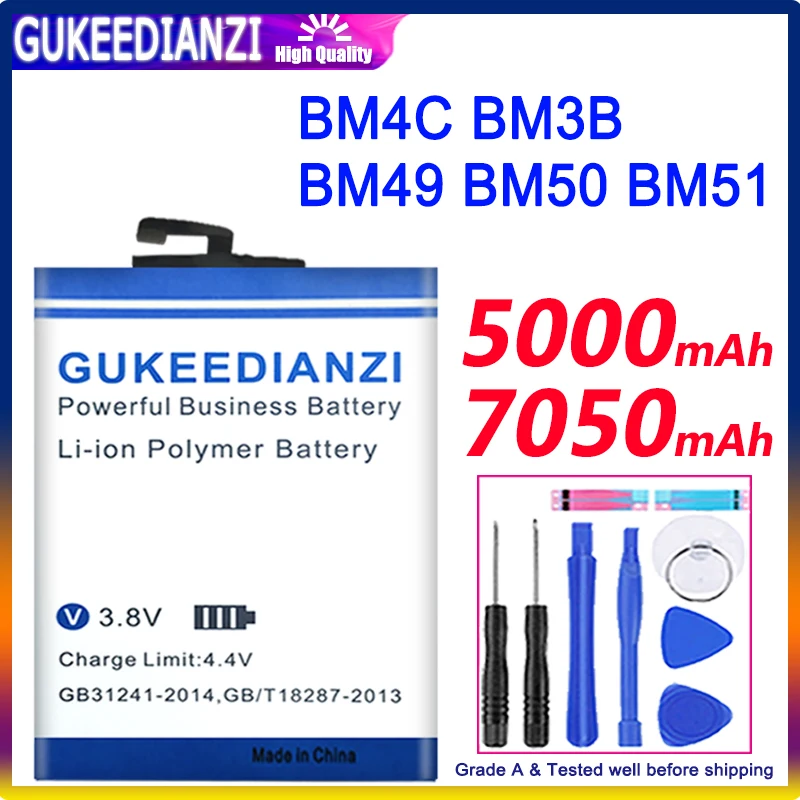 Аккумулятор для Xiaomi MIX 1 2S/Xiao mi MAX 2 3 батарея телефона BM 49 50 51 3B 4C MAX1 MAX2 MAX3 BM4C BM3B BM49 BM50