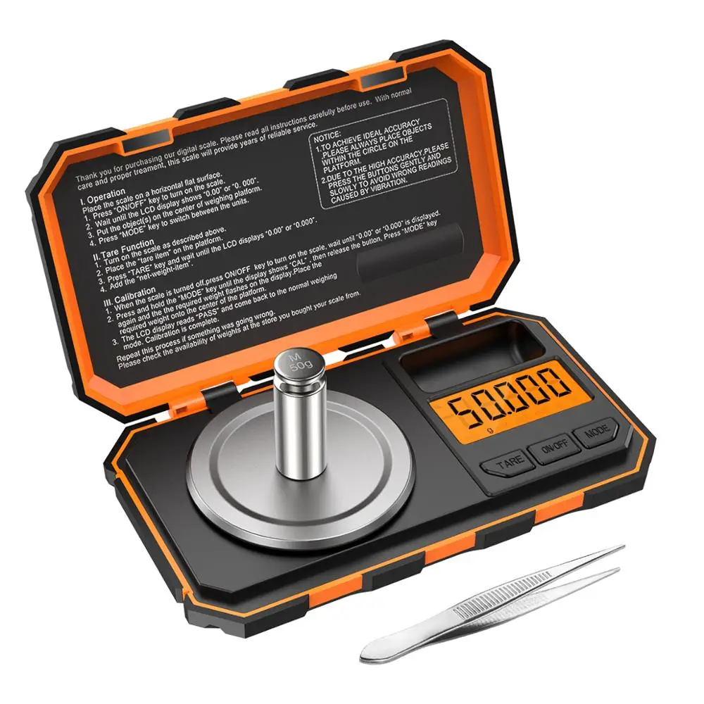 Bilancia Digitale Gram Pres - Precisione 0.001g, Portatile, Per Gioielli E Polveri, Con Accessori