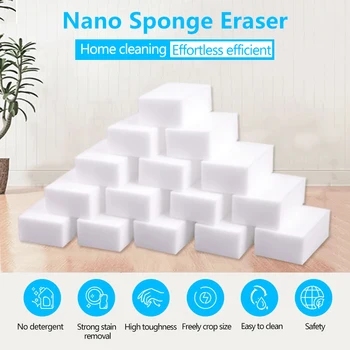 

Melamine Sponge Magic Sponge Melamine Eraser Cleaner for Kitchen Office Bathroom Nano Cleaning Sponge 10x6x2cm