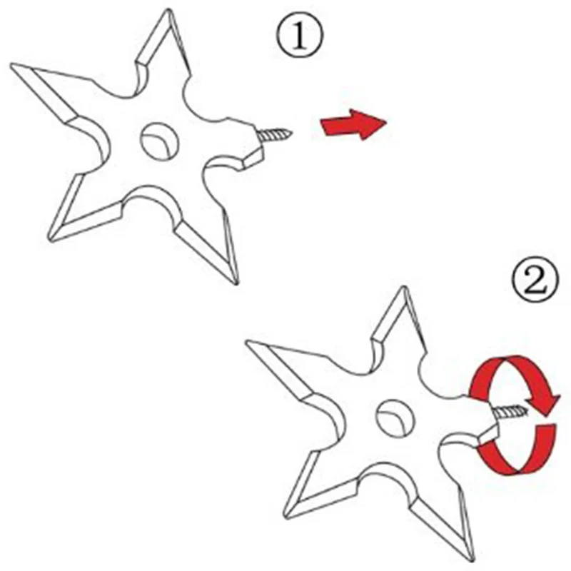 Крючки для одежды из нержавеющей стали в форме звезды ниндзя, креативные настенные крючки для двери, вешалка для одежды, шляп, украшения для дома