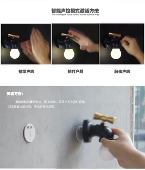 

Faucet Silicone Soft Touch Sensor Night Light Rechargeable USB Charging LED Cartoon Night Lamp For kids child Baby Gift